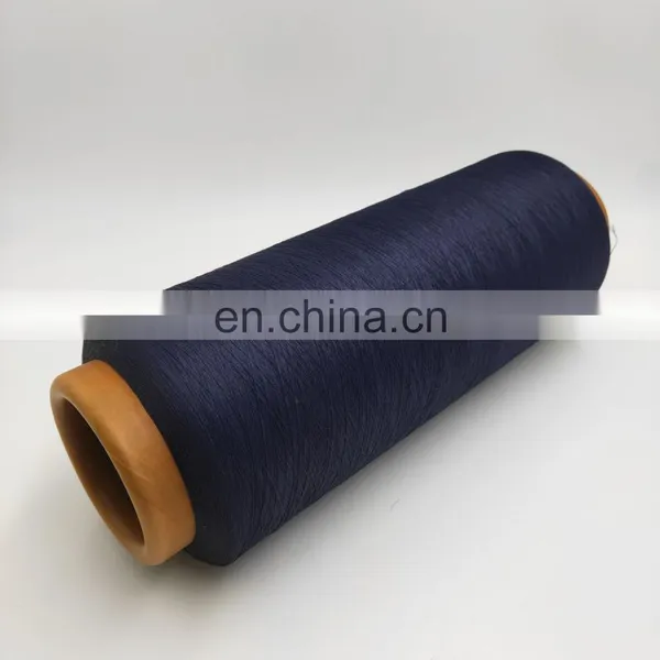 AA Grade Polyester Yarn 150D/48F Dty Semi-dull Black Polyester Filament Dty 150/48 /0 photo-5