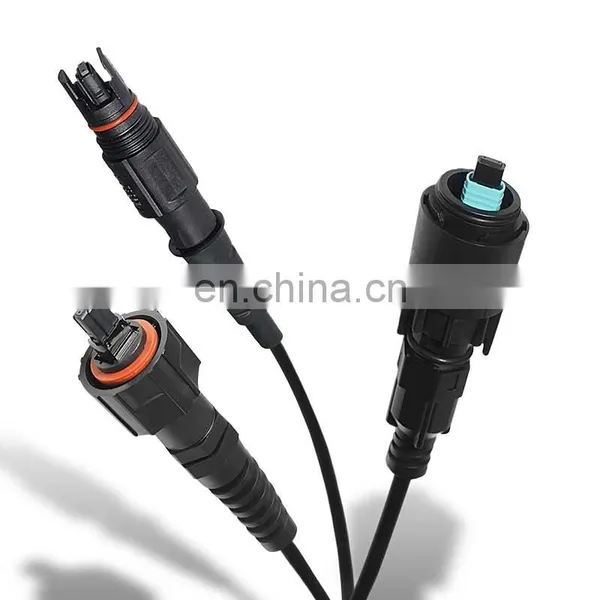 12F 24F Fibers OM3 Om4 Outdoor Waterproof IP67 ODVA MPO to MPO Patch Cord photo-3