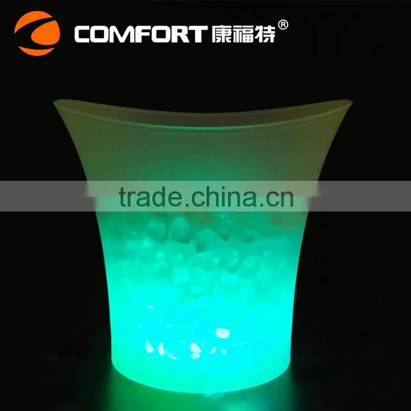 Cheap Battery Operated Lighted Plastic Wine Bucket for Party photo-6