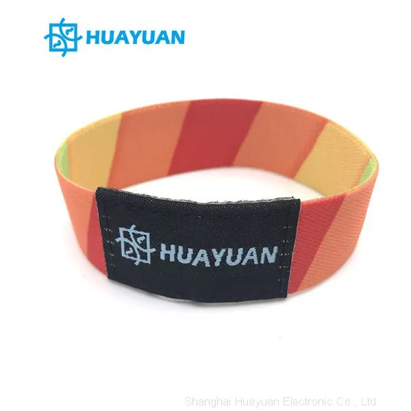 Laser Number 13.56MHz Closed Loop MIFARE Classic 4K RFID Chip Elastic Band photo-4