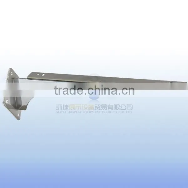 Metal chrome wall mount glass shelf support brackets