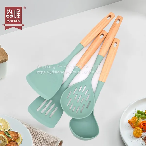 Home and Kitchen Gadgets Kitchen Utensils Kitchen Gadgets 4 Piece Silicone Cooking Utensils Sets photo-4