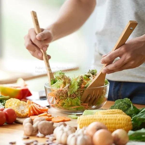 Best Bamboo Cooking Utensil Set /Wholesale/kitchenware Christmas Kitchen Utensils Kit photo-3