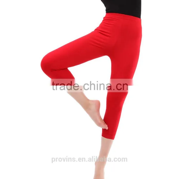2517 Roll Down Dance Wear Capri Yoga Leggings, Shine Sport Leggings photo-4
