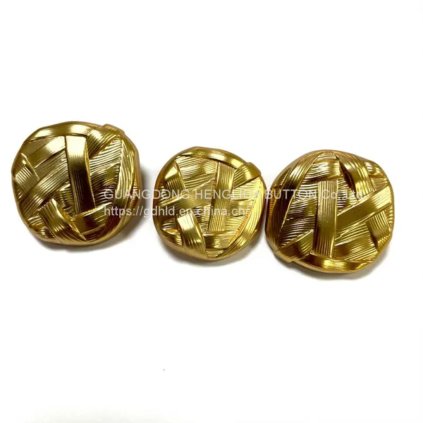 2023 Custom OEKO-TEX Gold Metal Hand Sewing Button for Coat photo-4