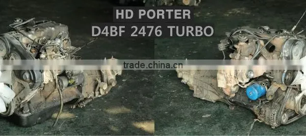 Hyundai Porter turbo engine for used Korean cars