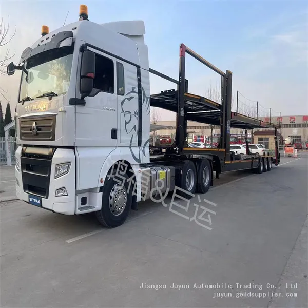 Export Semi-trailer Prices to Russia Trailer Vehicle Transport Semi-trailer photo-4