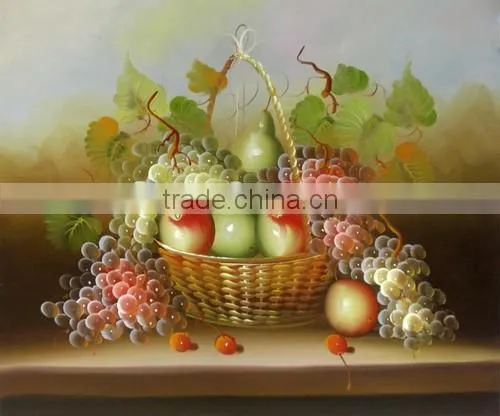 New Artwork Impressionist Handmade Fruit Oil Painting on Canvas Home Decor photo-2