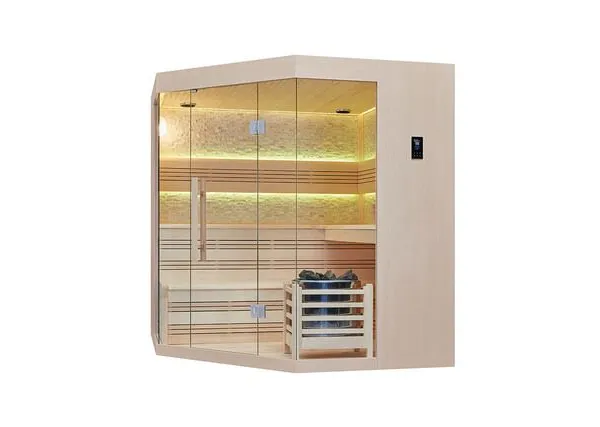 China Hot Selling Portable Sauna Room Hydrotherapy Care Products Infrared Infrared Sauna Room and Square Wooden Dry Sauna Room photo-4