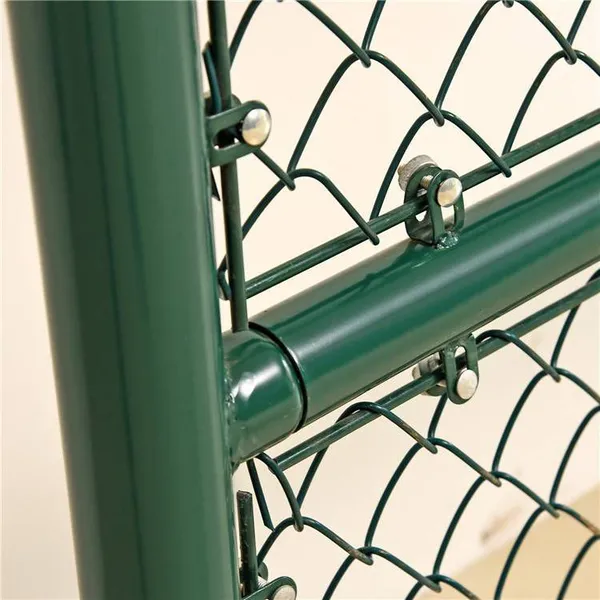 High Quality Factory Direct Sales PVC Coated Galvanized Chain Link Fence photo-3