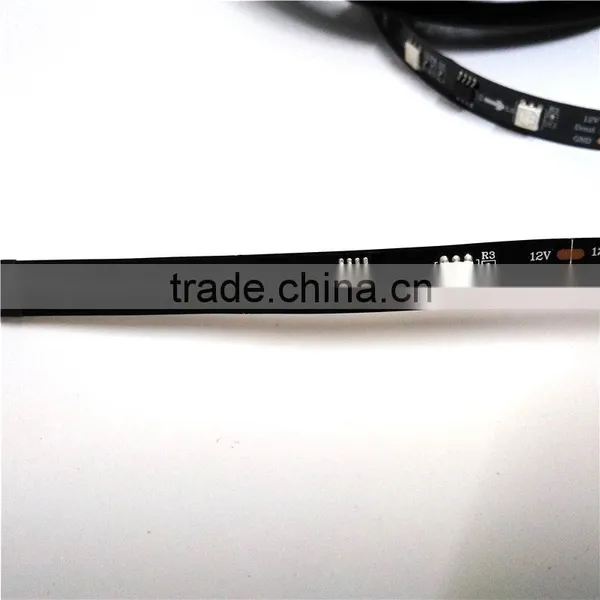 12V WS2811 30leds/m 5050SMD Digital RGB Dream Color Pixel LED Strip 10mm Black/White PCB 30led/m WS2811 Led Strip 10 IC photo-3