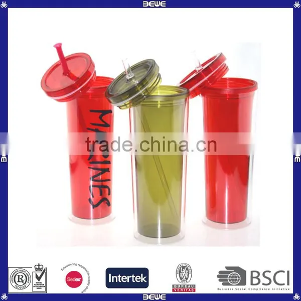 Hot Sell Customized Double Wall 16oz Cheap Price Tumbler Cups With Straw photo-6