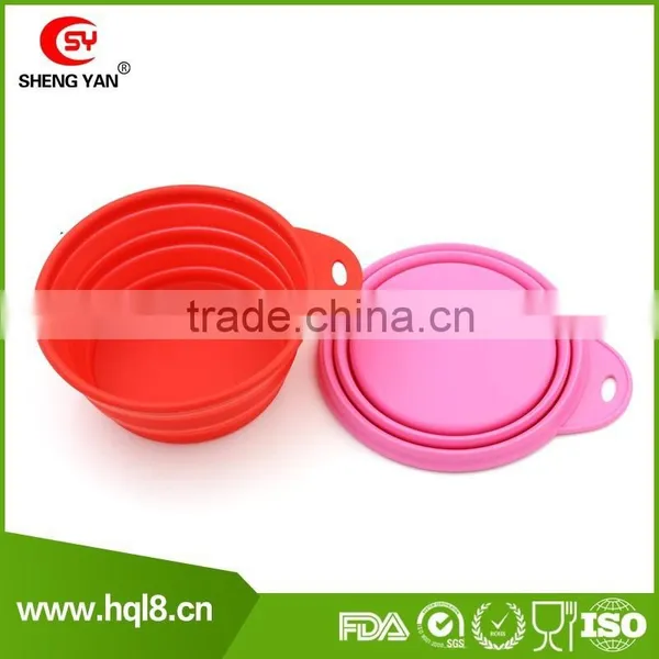 Pets Silicone Food & Water Collapsible Travel Bowl With Clip for Dog and Cat Quality Choice Most Popular photo-5