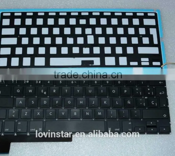 Professional Spanish Laptop Keyboard Replacement LED Backlight Lighting For Macbook Pro A1286 2008-2012 photo-4