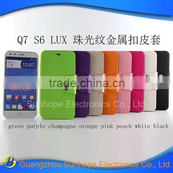 Wholesale Tpu pu Leather Wallet Case for ZTE Q7 S6 LUX photo-2