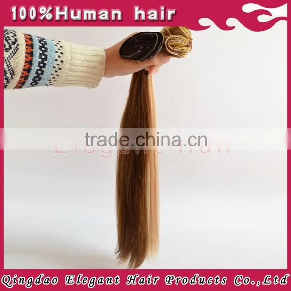 One Piece Clip in Human Hair Extensions photo-6