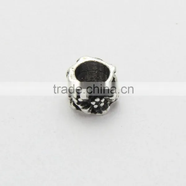 Anti-silver DIY Bracelets Neckalces Accessories Big Hole Metal Slide Beads photo-4