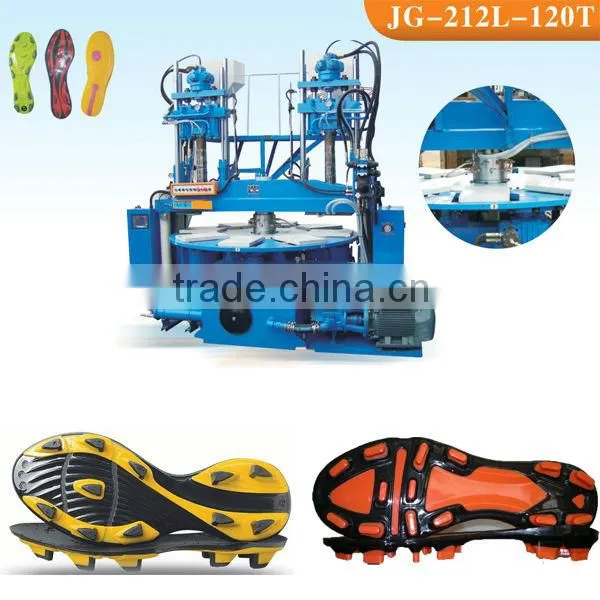 Vertical Double Colors Plastic Outsole Injection Machine