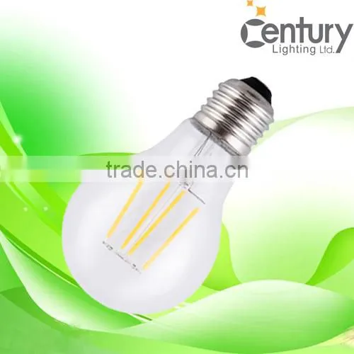 China High Quality String Bulb A60 A19 Indoor Lighting Bulb E27 E26 B22 6W Led Filament Bulbs photo-3