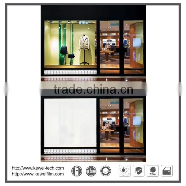 Kewei Laminating 6+6mm Smart Glass Perfect for Storefront and Showroom Display photo-3
