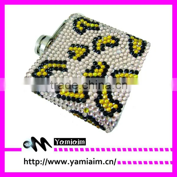 Rhinestone Hip Flasks