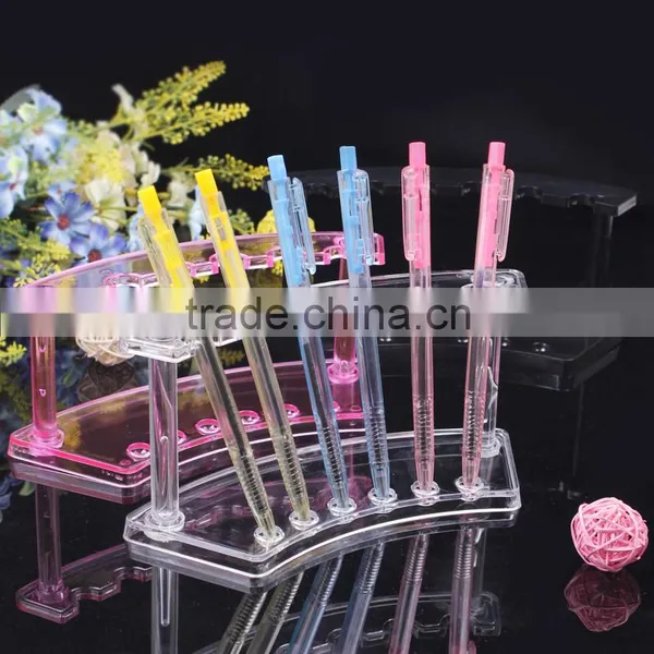 A68 ANPHY 6 Pcs Ball Pen Rack Plastic PS Pen Shelf Display Holder photo-3