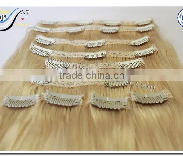 Wholesale Silky Straight Clip in Hair Extensions 100% Virgin Remy Hair photo-6