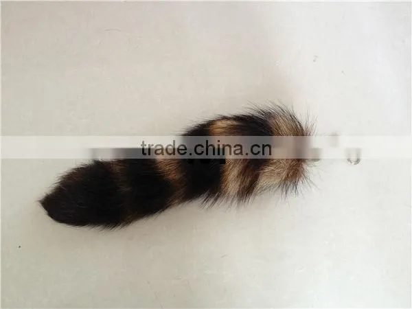 2014 Hot Selling 100% Genuine Raccoon Tail Fur photo-4