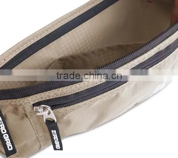 Waterproof Nylon Travel Money Belt RFID Blocking Wallet & Passport Holder photo-4