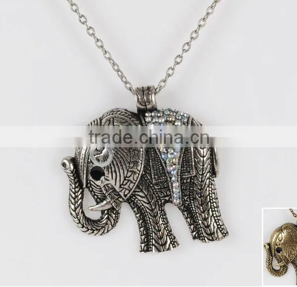 2013 Lastest Design Trend Jewerly Elephant Pendant Necklace