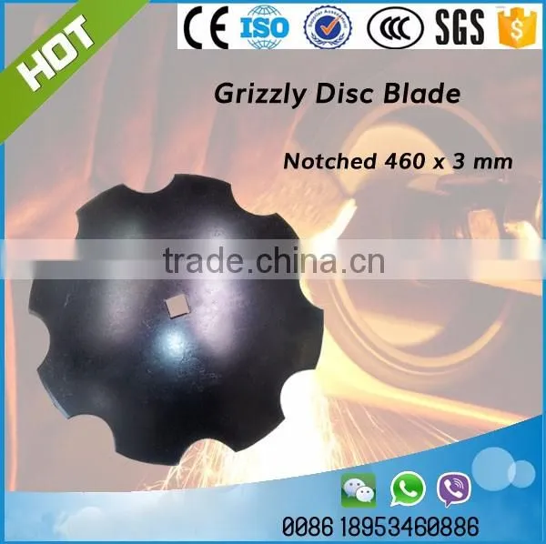 Grizzly Harrow Disc Plain Adn Notched 460*3 Blades photo-3