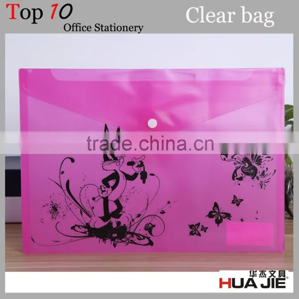 Transparent Coloured A4 pp School Supply Student Document Wallet photo-6