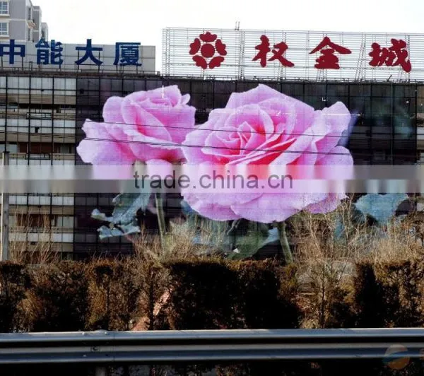 High Brightness Outdoor Grid SMD Led Display/p10 Transportation Led Video Curtain Display photo-2