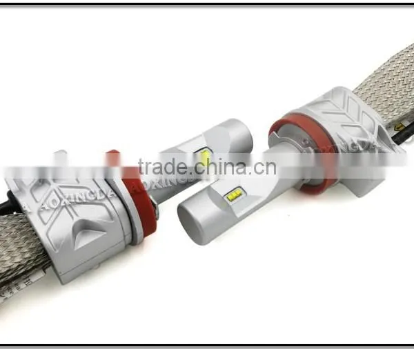 AOXINGDA 2016 Newest LED Headlight G5S H8 H11 4000LM LED Headlight With PHI ZES Chip photo-4