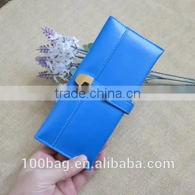 High Quality Long Women Pu Leather Wallet photo-6