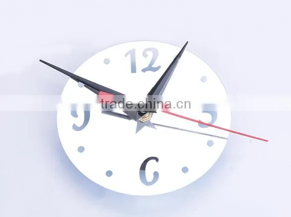 Red&silver Circle 3D Wall Sticker Modern Design Fashion Mirror DIY Wall Stickers SV010965 photo-2