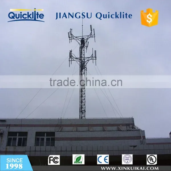 Hot Dip Galvanized Steel Three Tube Tower Telecom Tower photo-3