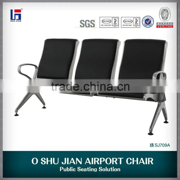 Fashion Style Aluminium Alloy Salon Furniture Waiting Sofa SJ709AL
