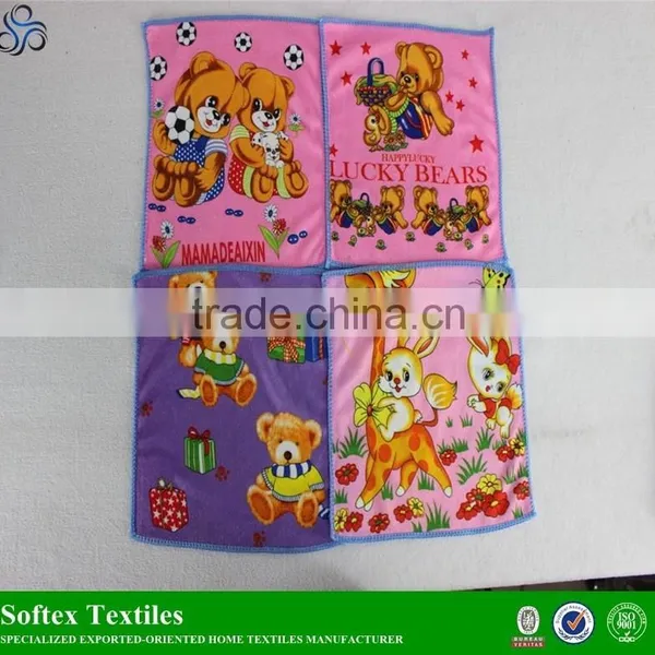 Polyester Hand Towel,high Quality Cheap Microfiber Transfer Printing Small Square Towel photo-4