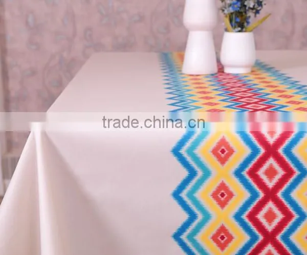 Waterproof Table Cloth, Oil Cloth Fabric photo-3