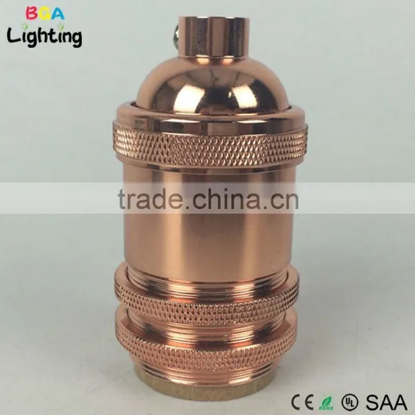 UL E26 Brass Modern Ceiling Light Led Socket For DIY Droplight photo-3
