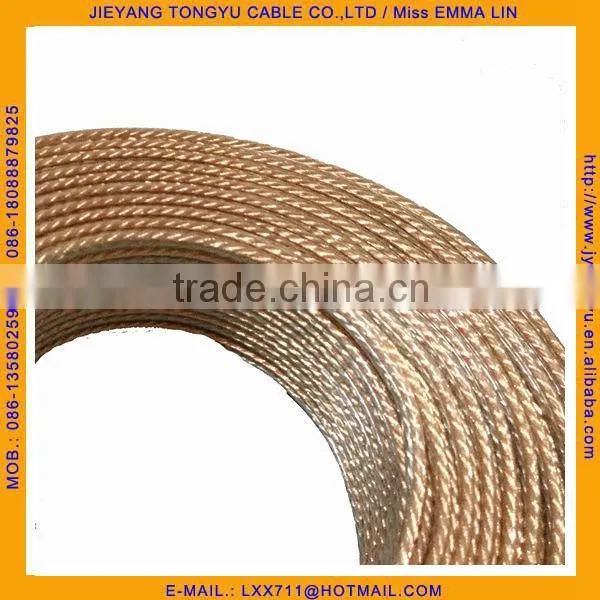 Pure Copper Crystal Speaker Cable Gold and Silver Copper Speaker Wire photo-3