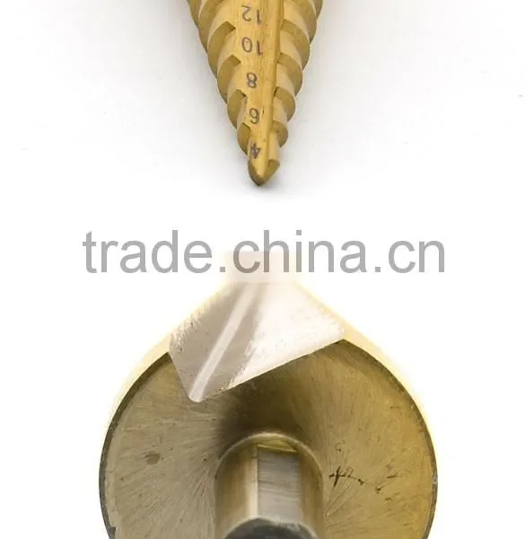 New 3Pcs Large HSS Steel Step Cone Drill Titanium Bit Set for Hole 4-12/20/32mm TK1066 photo-5