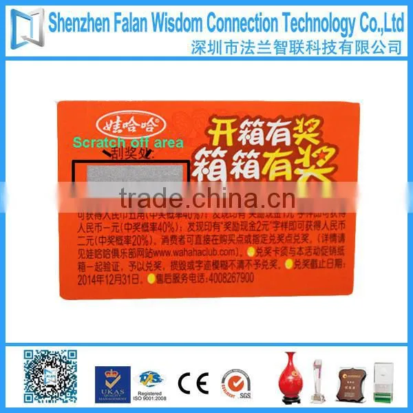Roll Scratch off Label Printing With Digital Number photo-3