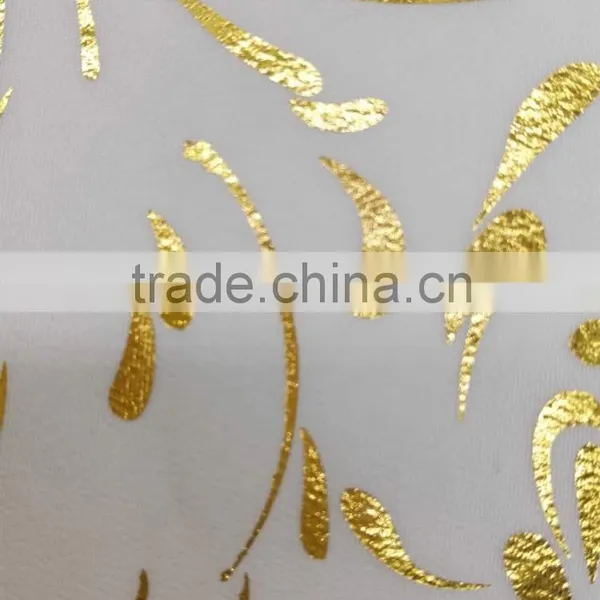 China Product Latest Deisgn CDC 75*100 Polyester Gilding Fabric