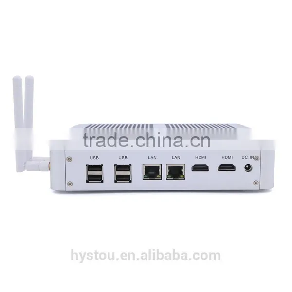 New Product Mini PC Barebone System Intel Core i3 4158u 2.0G Fanless Desktop Computer i3 Windows Ubuntu Dual NIC 2 Lan photo-2