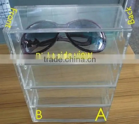 Plastic Eyeglasses Display Box Sunglasses Showcase Eyeware Box