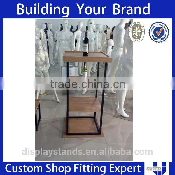 2016 Special Design Mdf Wooden Beer Rack Display Shelf photo-6