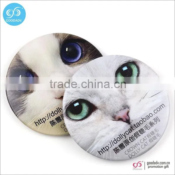 2 Styles New Makeup Tools Round Small Makeup Mirror photo-2