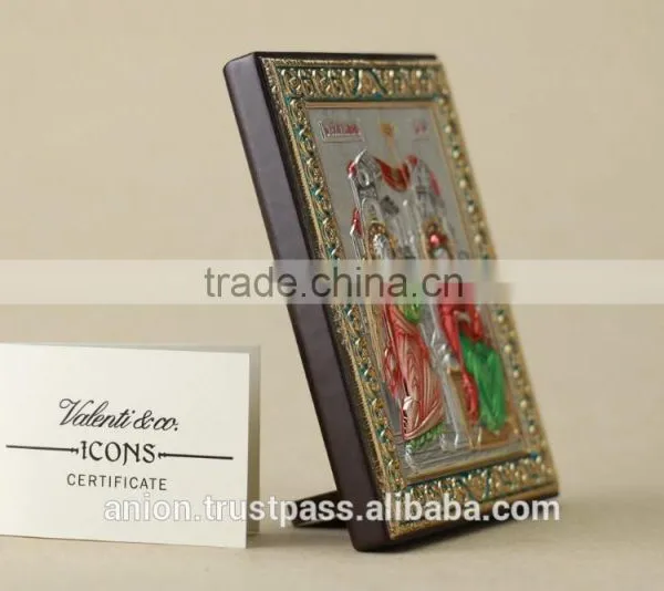 Greek & Russian Orthodox Wooden Icon. Angels. Annunciation. Middle Size photo-5